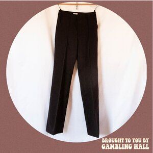 fancy black womens trousers